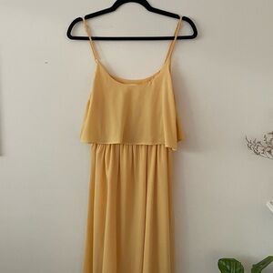 Oak & Fort Warm Yellow Dress